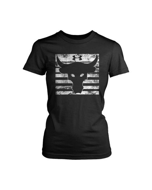 Retro Under Armour X Project The Rock Women's T-Shirt Tee