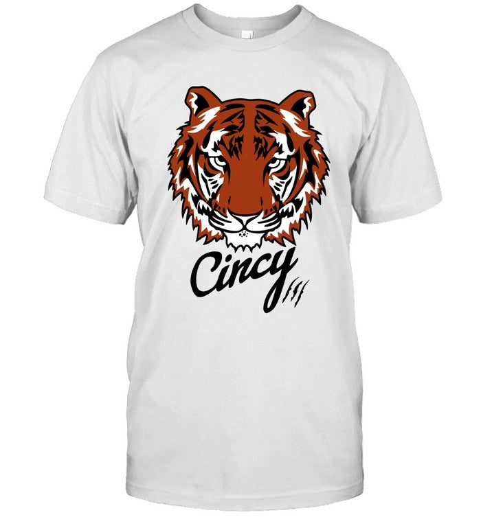 Teddy K Cincy The Tiger Head T-Shirt