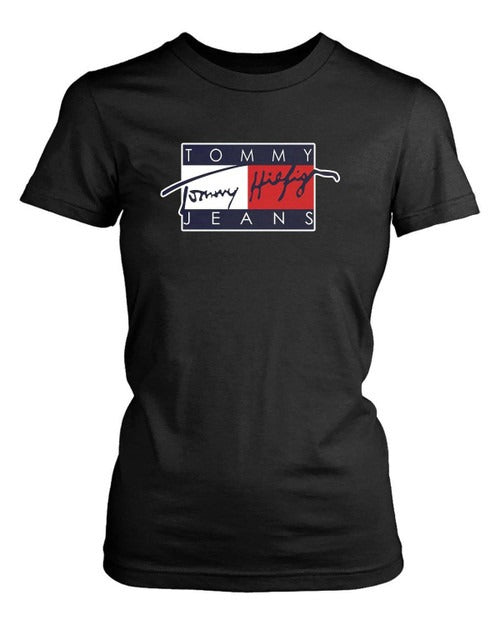 Tommy Hilfiger Jeans Flag Women's T-Shirt Tee