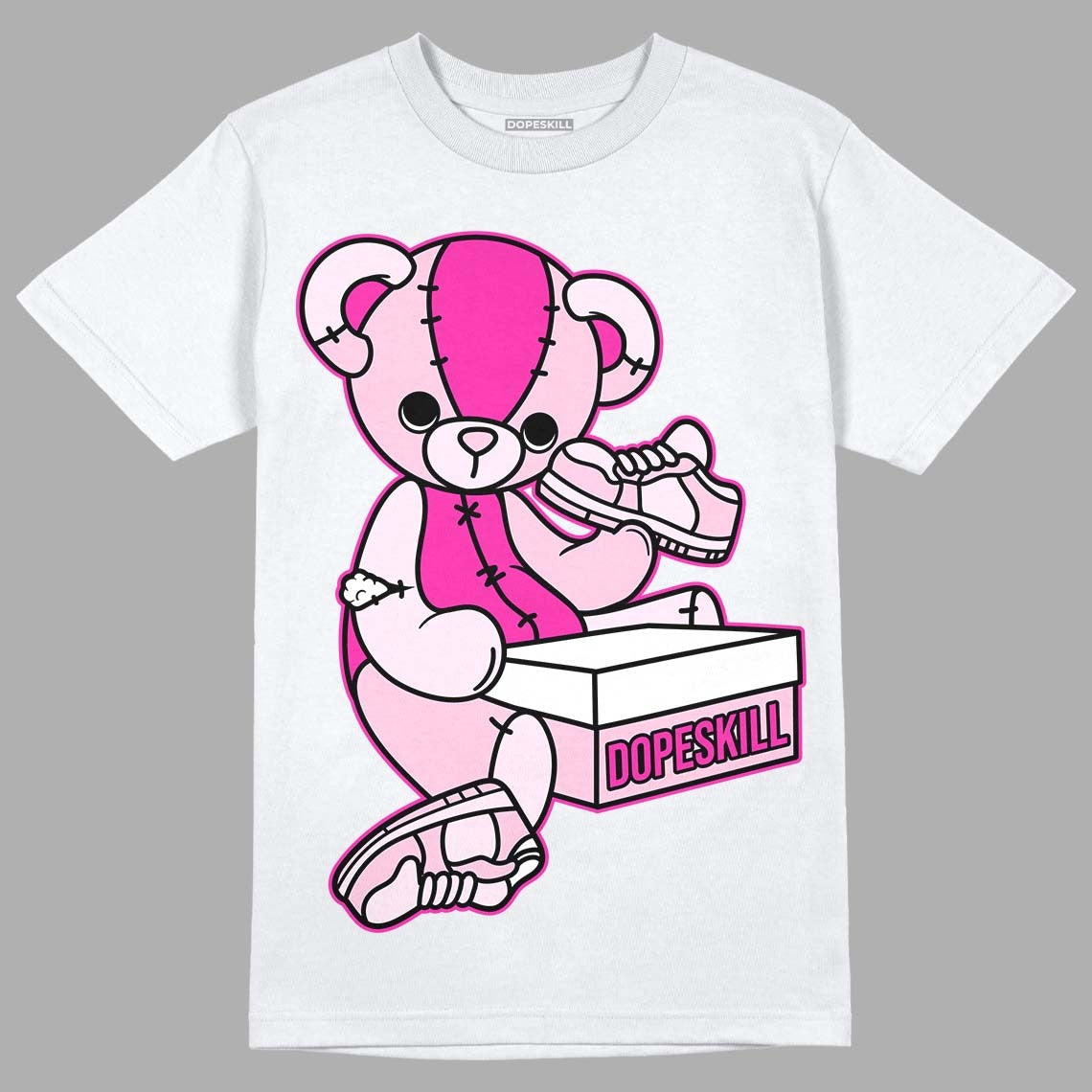 Triple Pink Dunk Low DopeSkill T-Shirt Sneakerhead BEAR Graphic