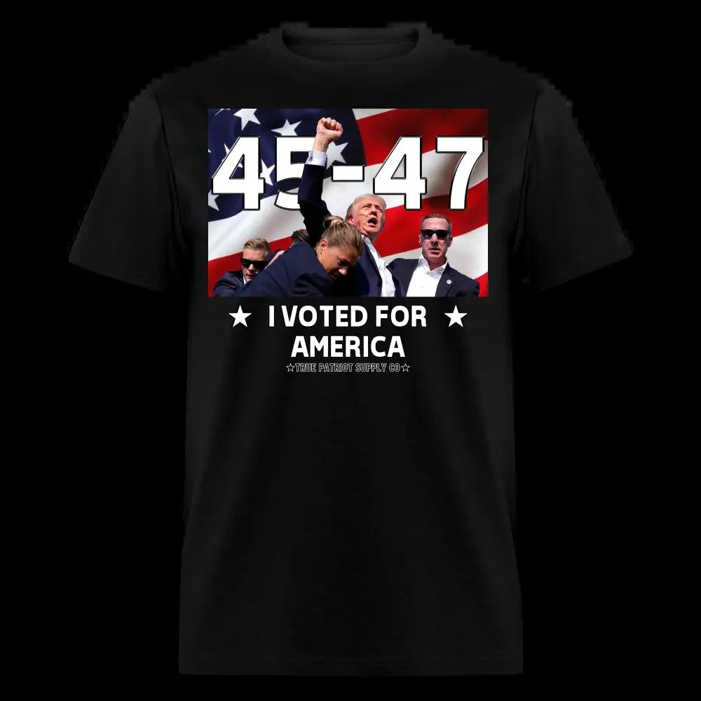 Trump 45 - 47 I Voted For America Unisex Classic T-Shirt