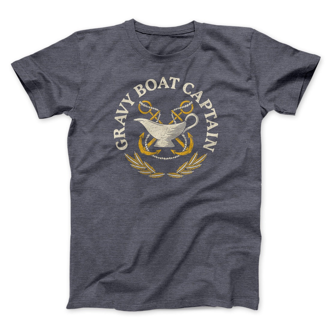 Gravy Boat Captain Funny Thanksgiving Men/Unisex T-Shirt