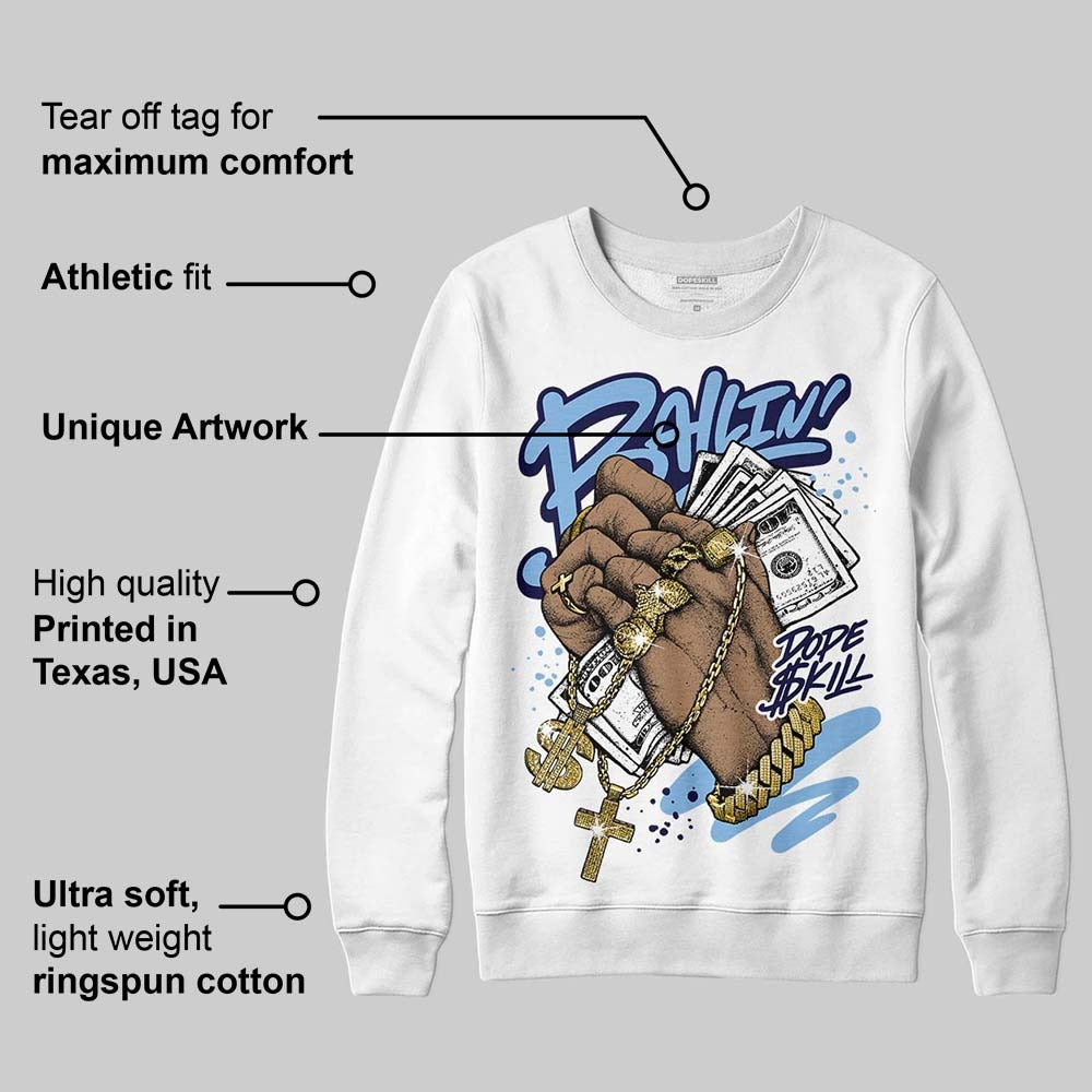 University Blue 6s DopeSkill Sweatshirt Always Ballin' Graphic