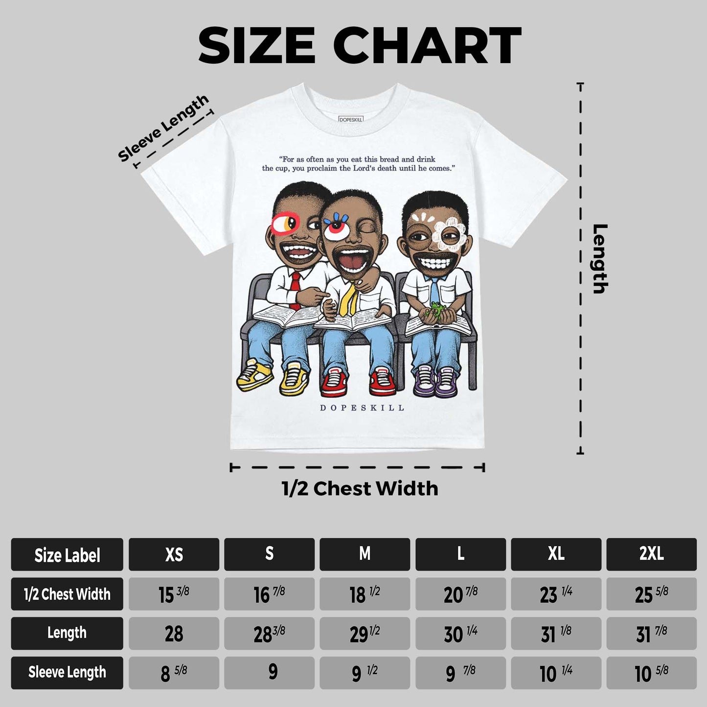 University Blue Collection DopeSkill Oversize Print T-Shirt First Sunday Graphic