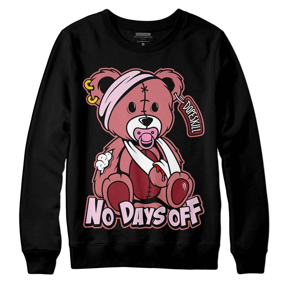 Valentine's Day Collection DopeSkill Sweatshirt Hurt Bear Graphic