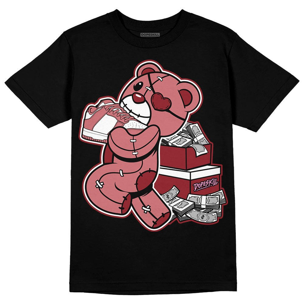 Valentine's Day Collection DopeSkill T-Shirt Bear Steals Sneaker Graphic