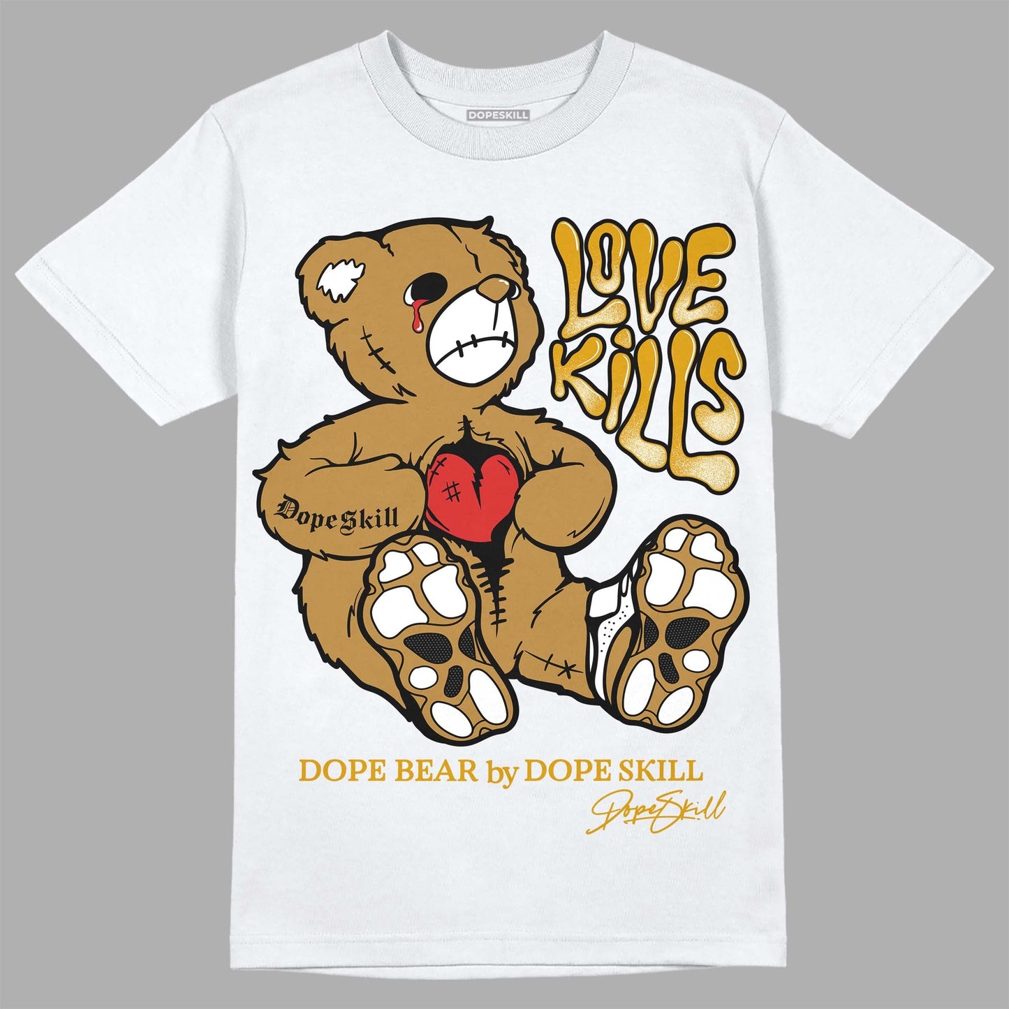 Wheat 13s DopeSkill T-Shirt Love Kills Graphic
