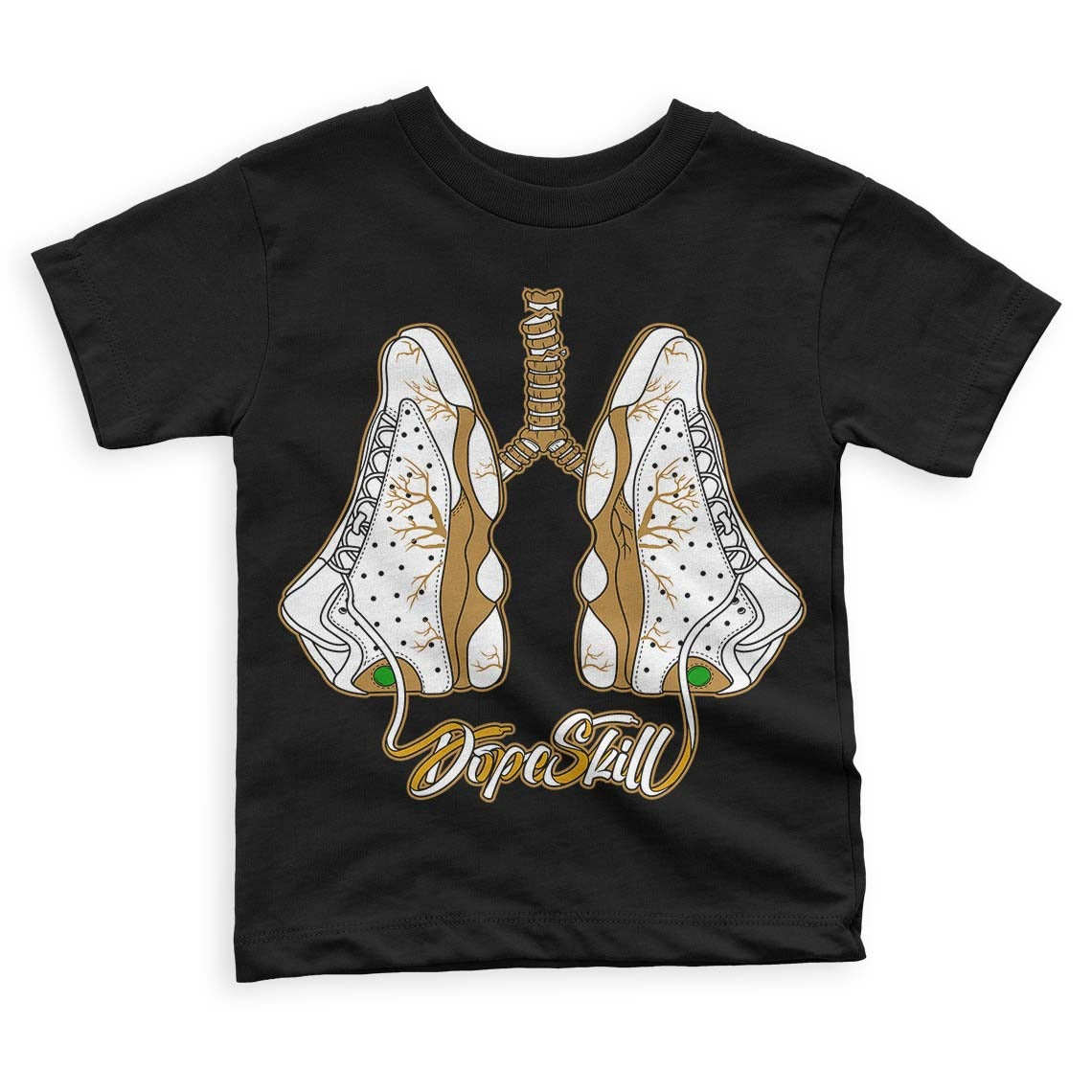 Wheat 13s DopeSkill Toddler Kids T-shirt Breathe Graphic