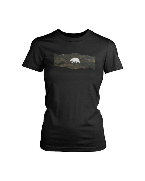 White Bear Graphic Women's T-Shirt Tee