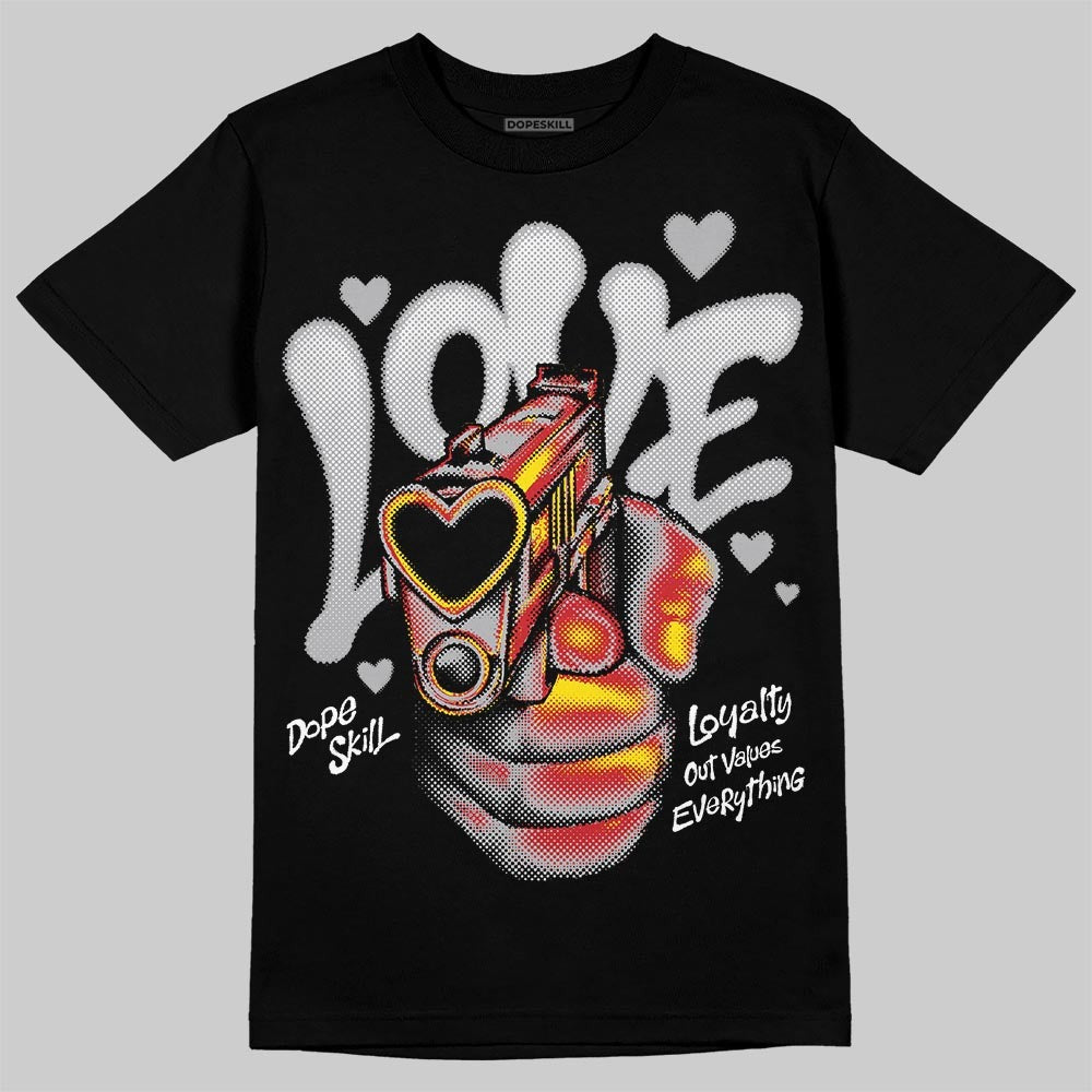 White Cement 4s DopeSkill T-Shirt Love Shot Graphic