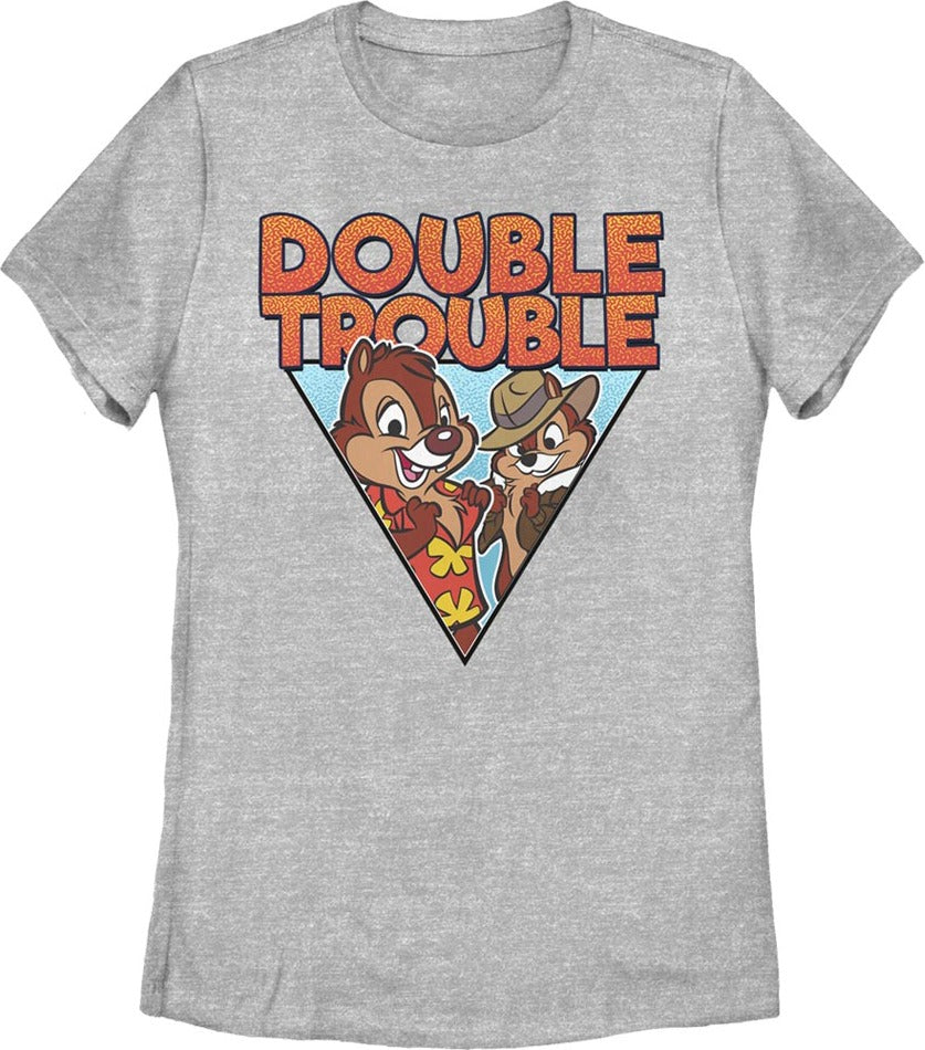 Womens Retro Double Trouble Chip 'n Dale Rescue Rangers Shirt