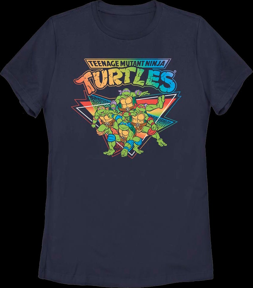 Womens Retro Teenage Mutant Ninja Turtles Shirt