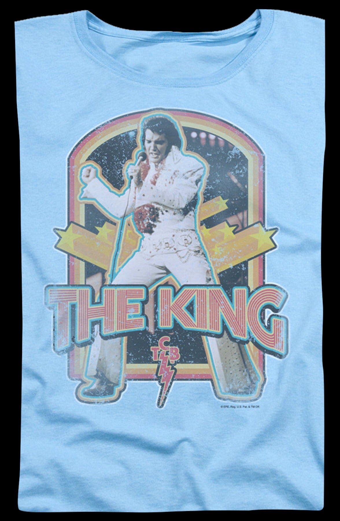Womens Retro The King Elvis Presley Shirt
