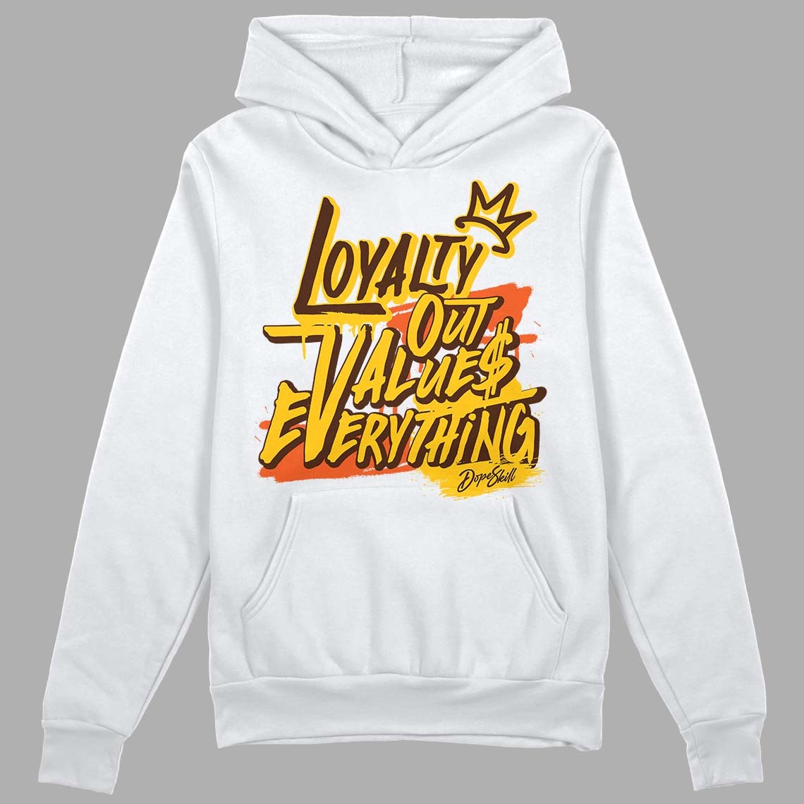 Yellow Collection DopeSkill Hoodie Sweatshirt LOVE Graphic