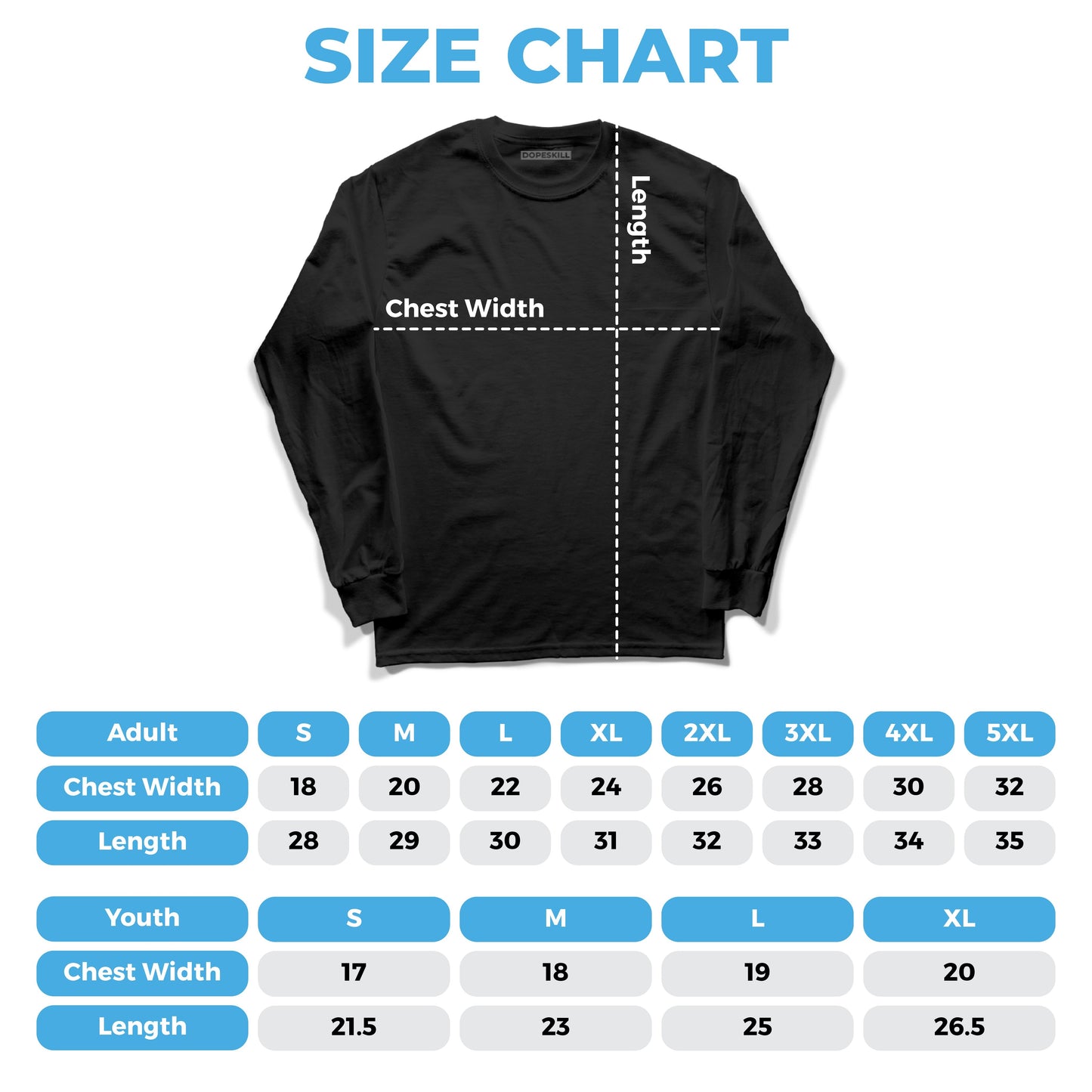 Yellow Collection DopeSkill Long Sleeve T-Shirt Built Different Graphic
