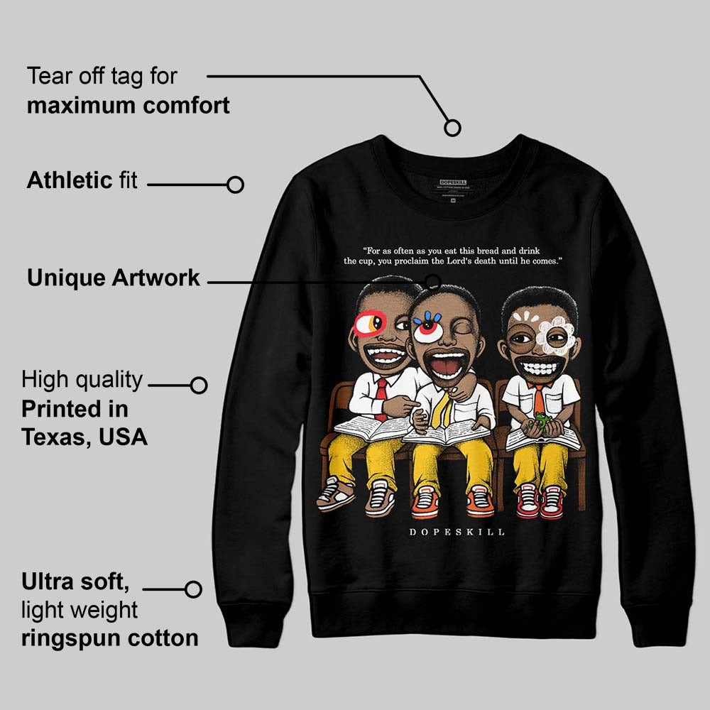 Yellow Collection DopeSkill Sweatshirt First Sunday Graphic