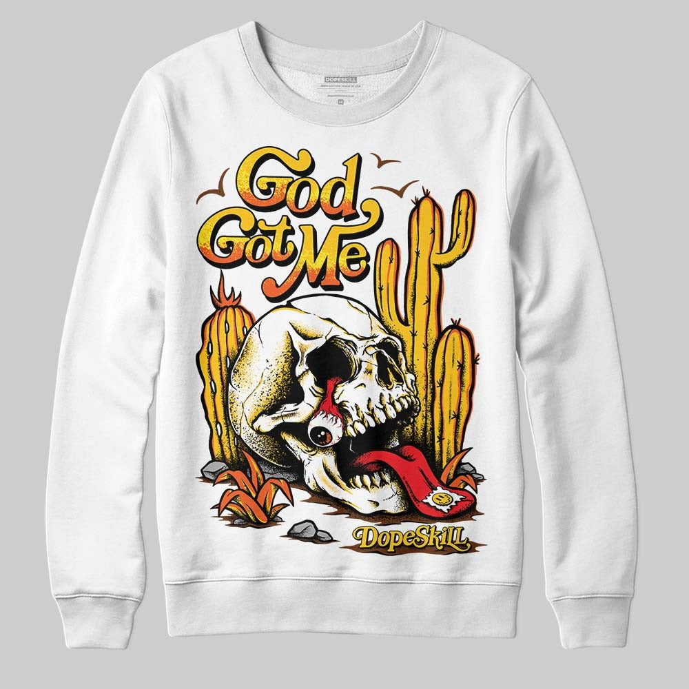 Yellow Collection DopeSkill Sweatshirt God Got Me Graphic