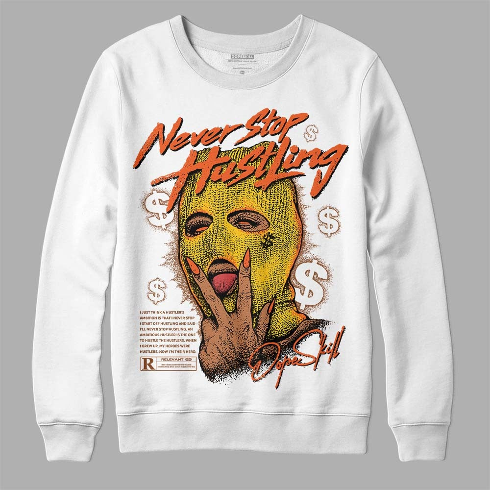 Yellow Collection DopeSkill Sweatshirt Never Stop Hustling Graphic