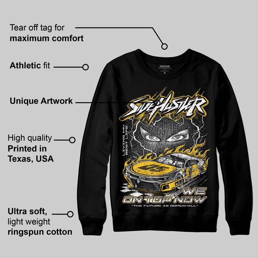 Yellow Collection DopeSkill Sweatshirt New Side Hustler Graphic