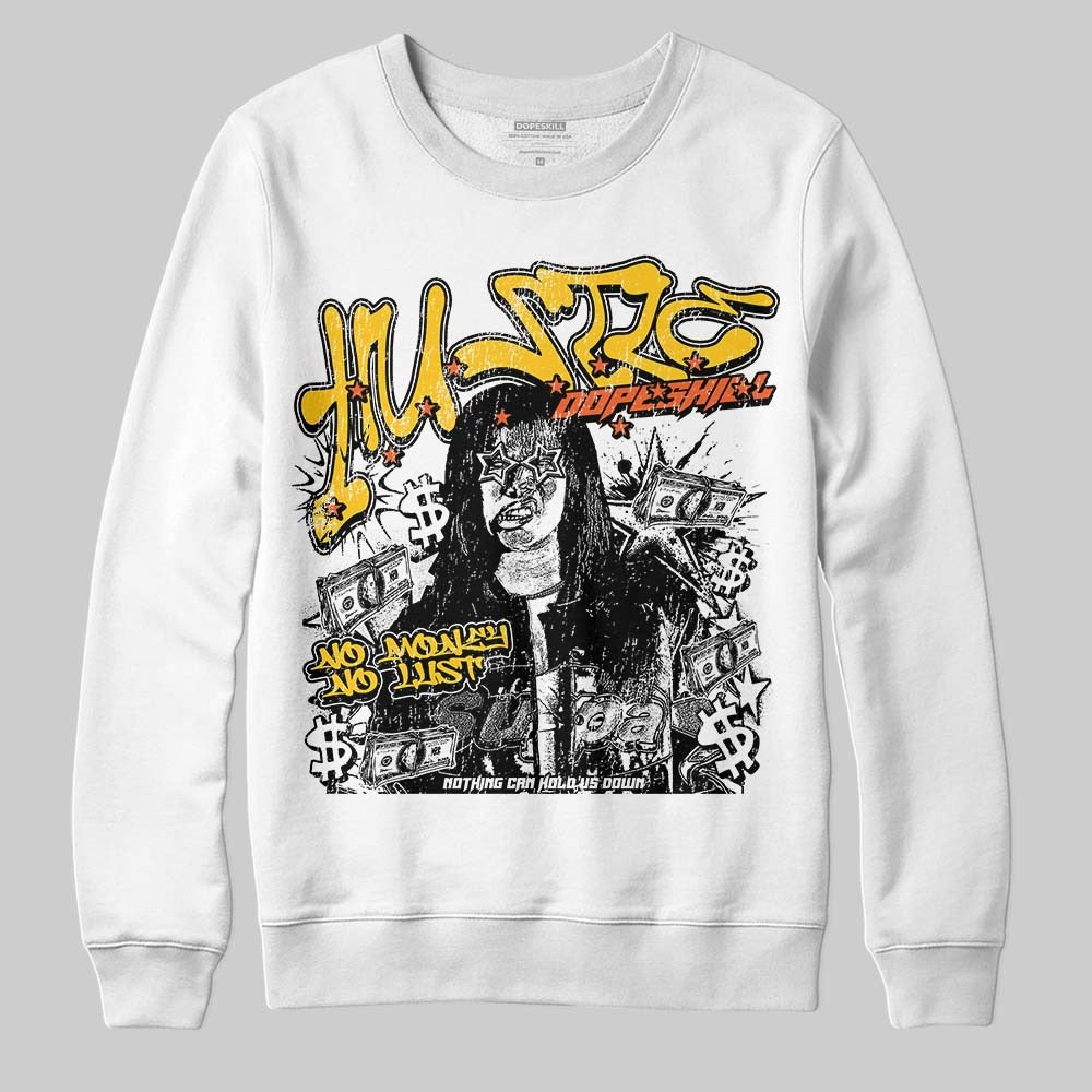 Yellow Collection DopeSkill Sweatshirt No Money No Lust Graphic