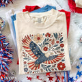 4th July 250th Year Patriotic Eagle America Freedom Americana Celebration Comfort Colors Usa Tee (1)