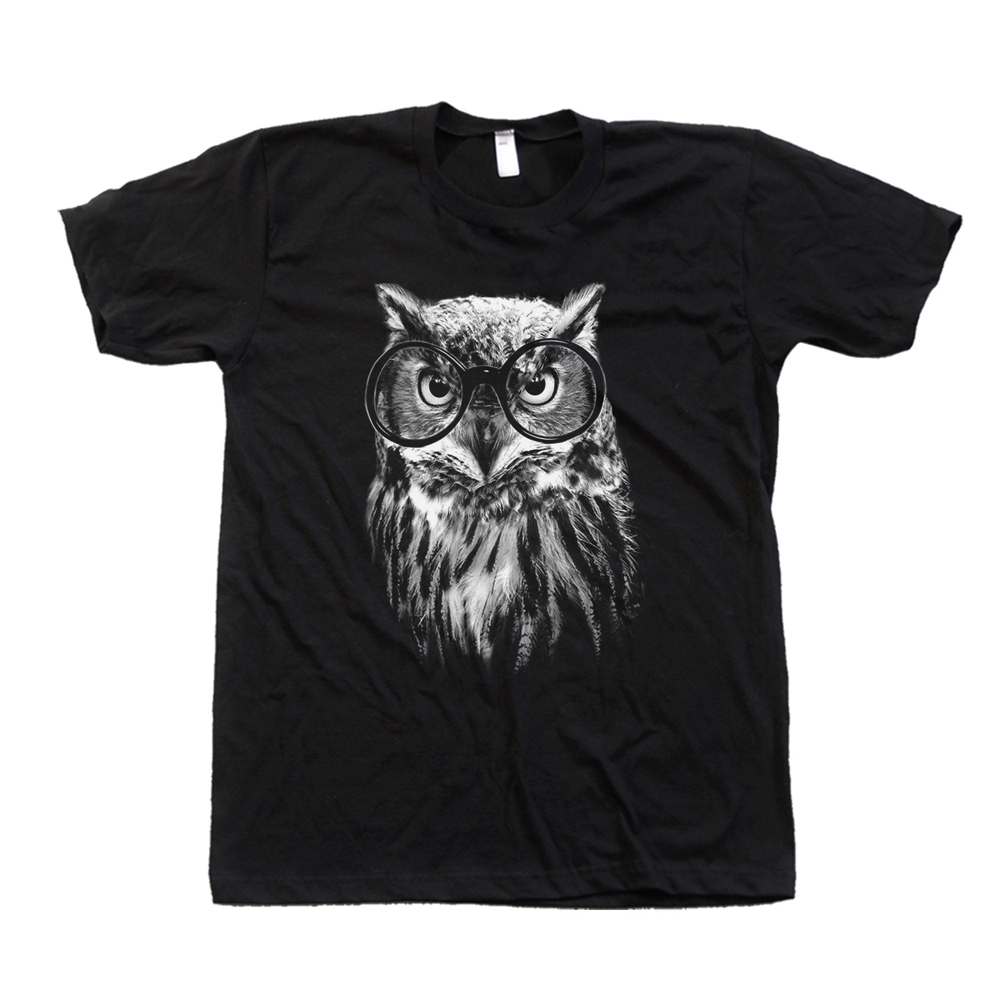 Owl Glasses Nature Animal Unisex T-shirt, Sweatshirt, Hoodie (1)