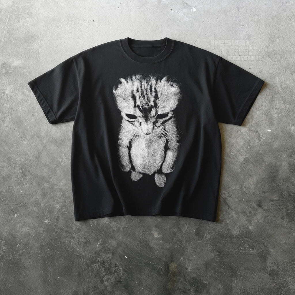 Sad Kitten Meme Standing Cat Unisex T-shirt, Sweatshirt, Hoodie (1)