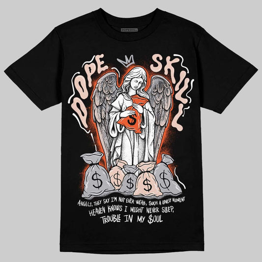 1130 Oyster Grey DopeSkill T-Shirt Angels Graphic