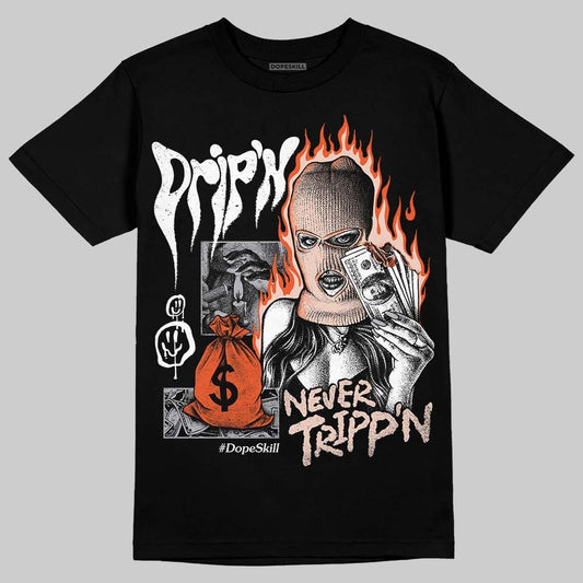 1130 Oyster Grey DopeSkill T-Shirt Drip'n Never Tripp'n Graphic