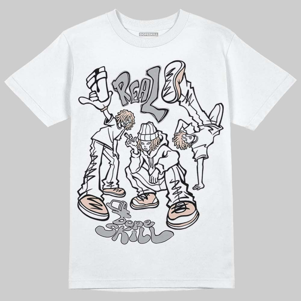 1130 Oyster Grey DopeSkill T-Shirt Real Y2K Players Graphic