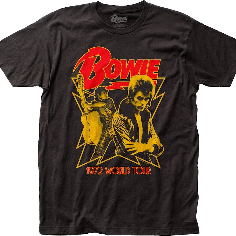 1972 World Tour David Bowie T-Shirt