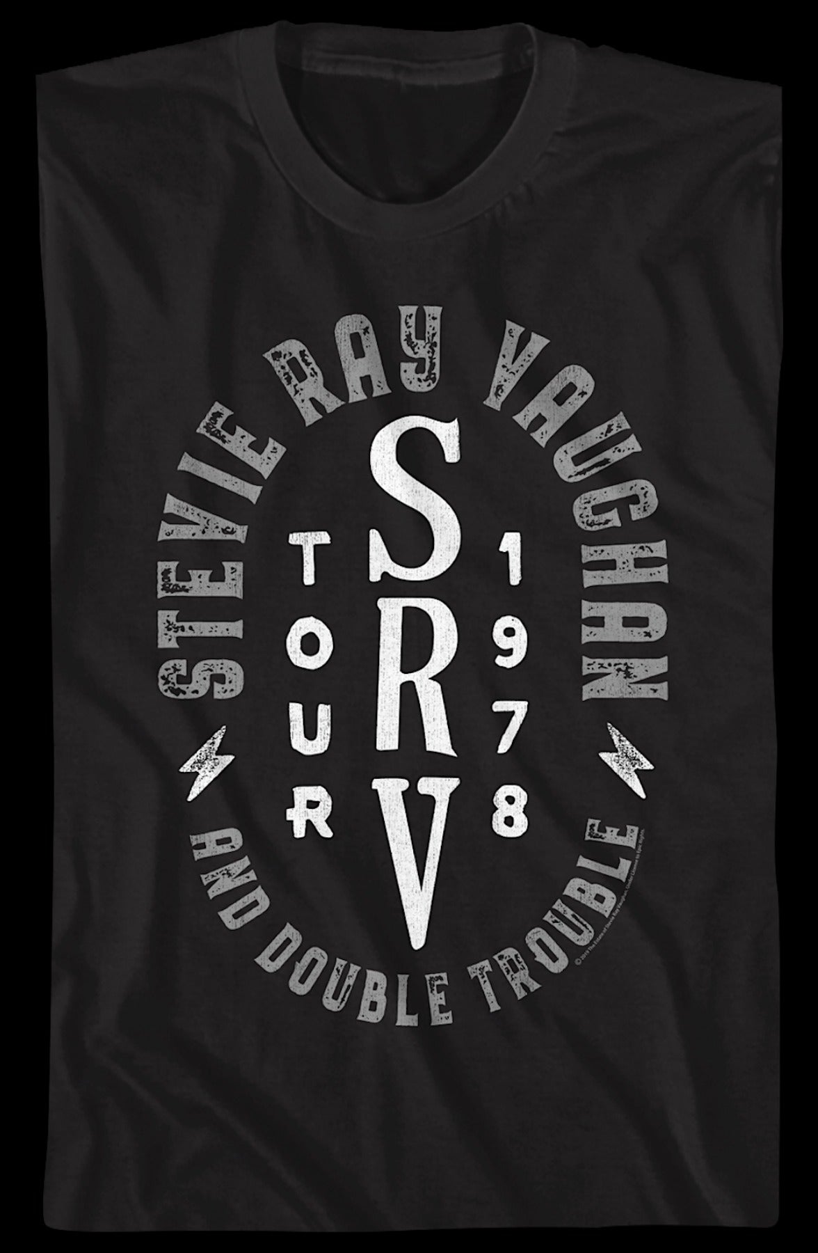 1978 Tour Stevie Ray Vaughan And Double Trouble T-Shirt