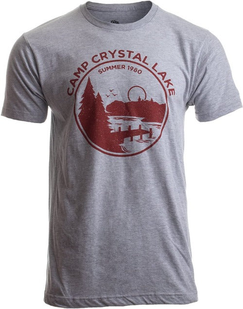 1980 Camp Crystal Lake Counselor Funny 80S Horror Movie Fan Humor Joke Man's T-Shirt Tee