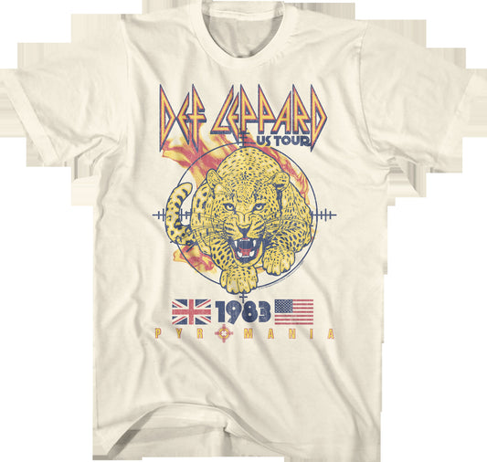 1983 Pyromania Tour Def Leppard T-Shirt