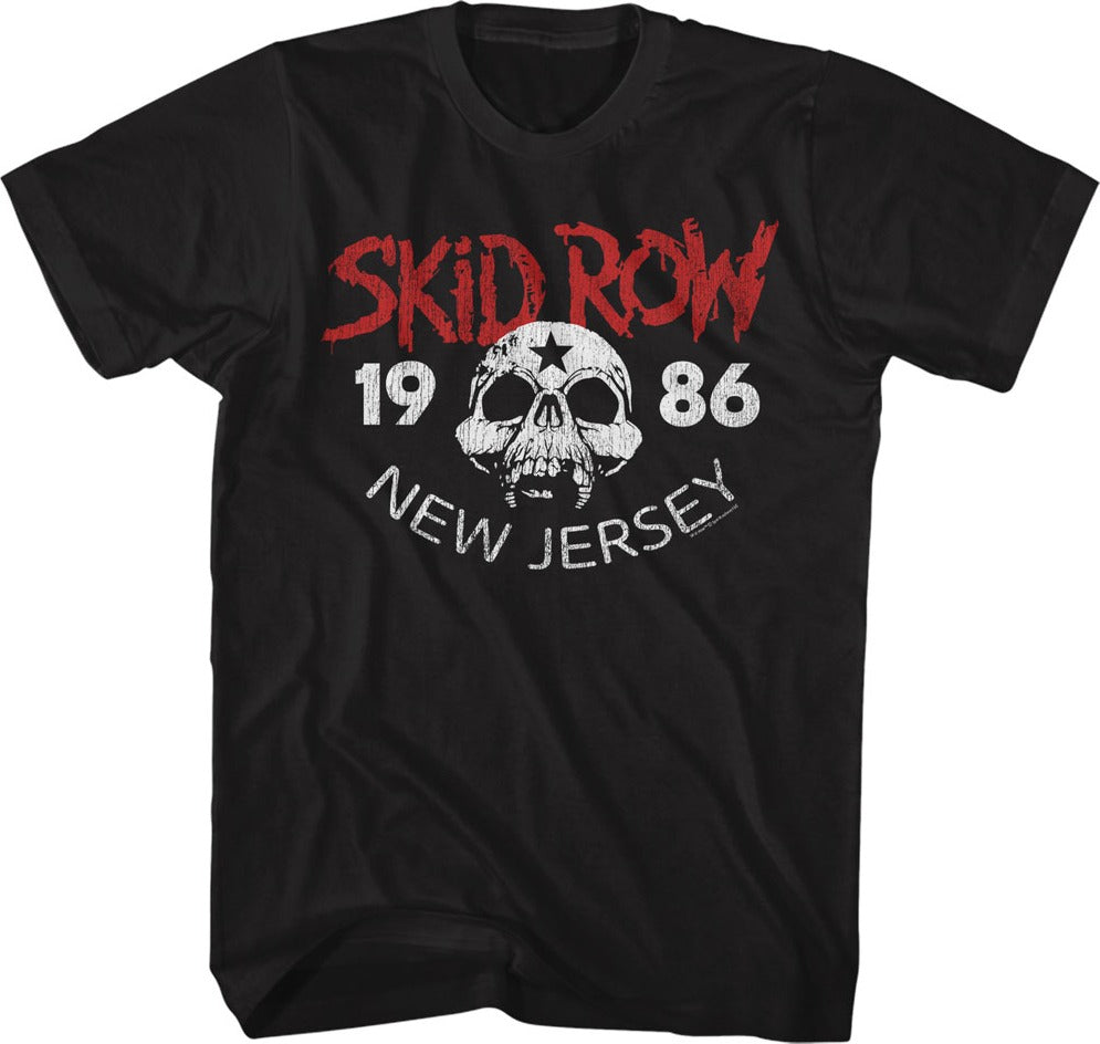1986 Skull Skid Row T-Shirt