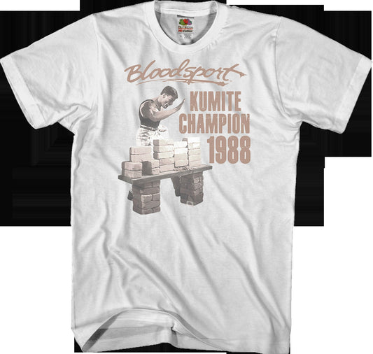 1988 Kumite Champion Bloodsport T-Shirt