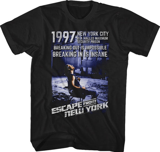 1997 Escape From New York T-Shirt