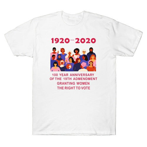 19Th Amendme Anntiversary Feminist Granting Man's T-Shirt Tee
