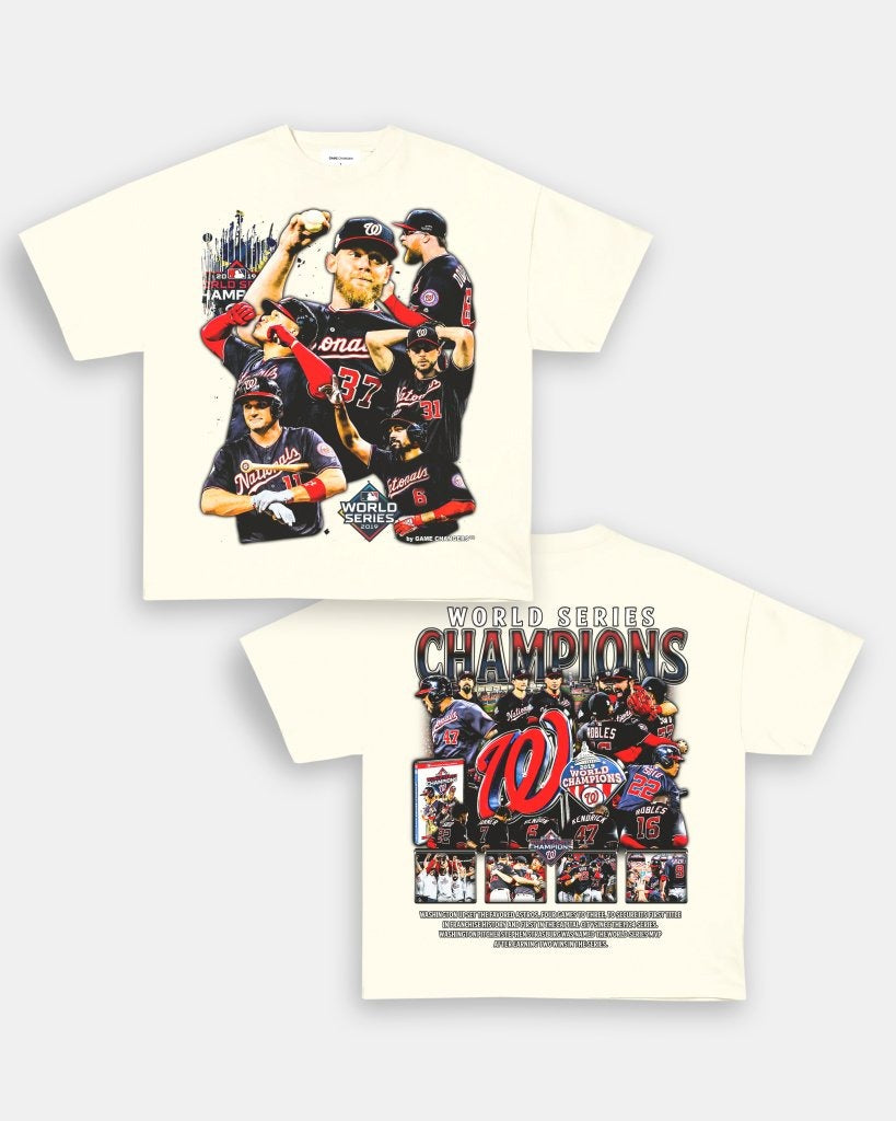 2019 WORLD SERIES CHAMPS - NATIONALS TEE - [DS] Style001