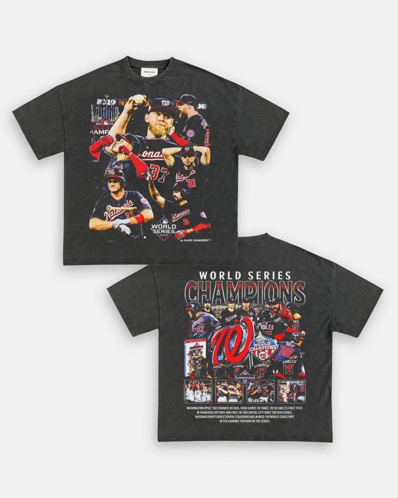 2019 WORLD SERIES CHAMPS - NATIONALS TEE - [DS] Style001