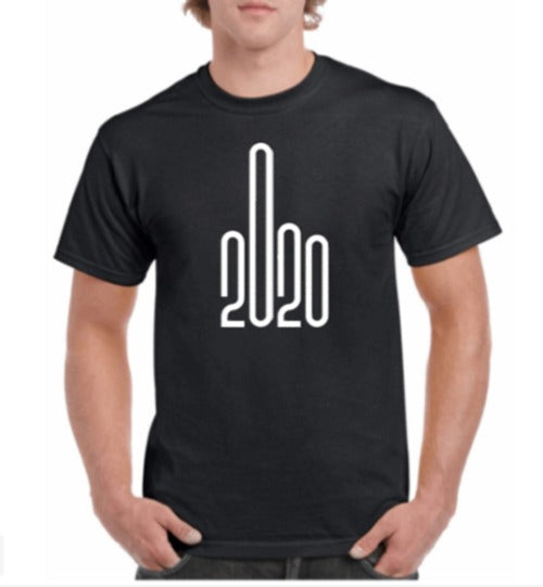 2020 Middle Finger Look Man's T-Shirt Tee