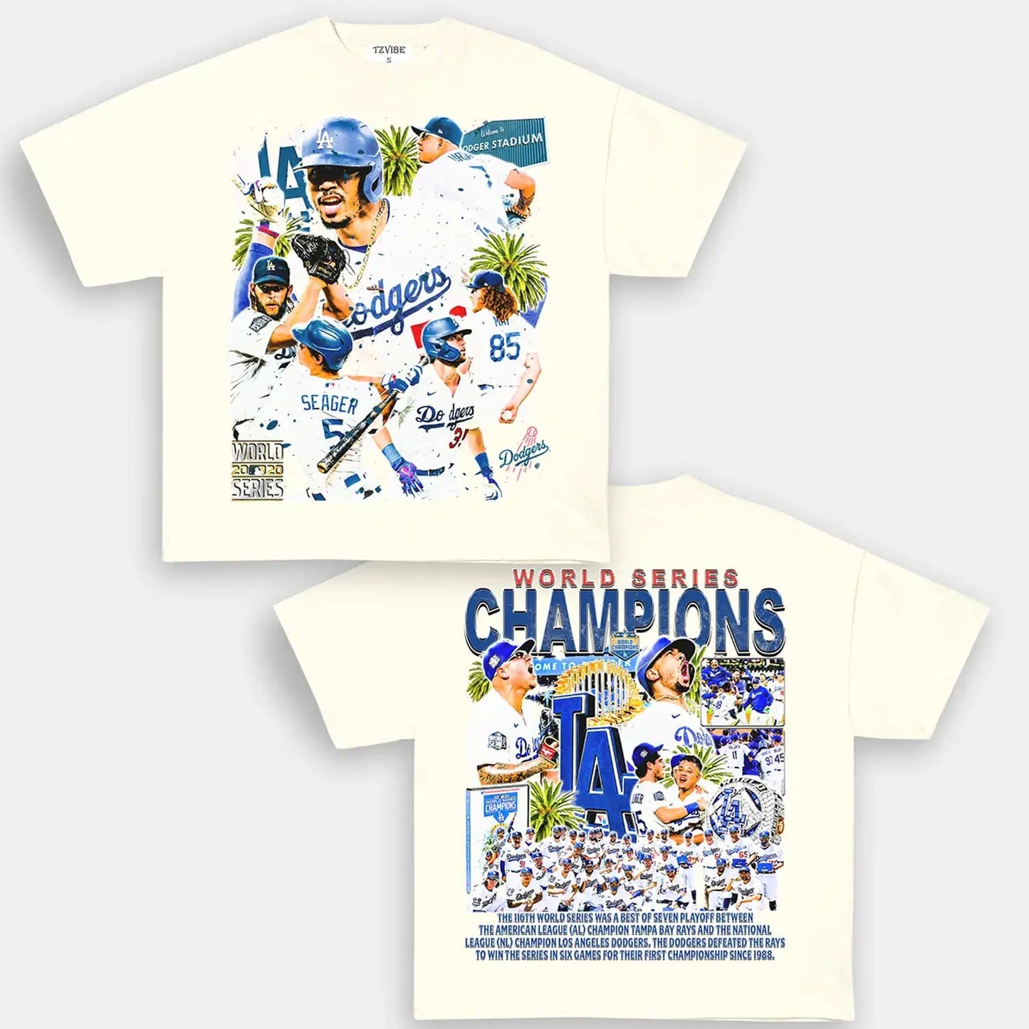 2020 WORLD SERIES CHAMPS - DODGERS TEE - DS