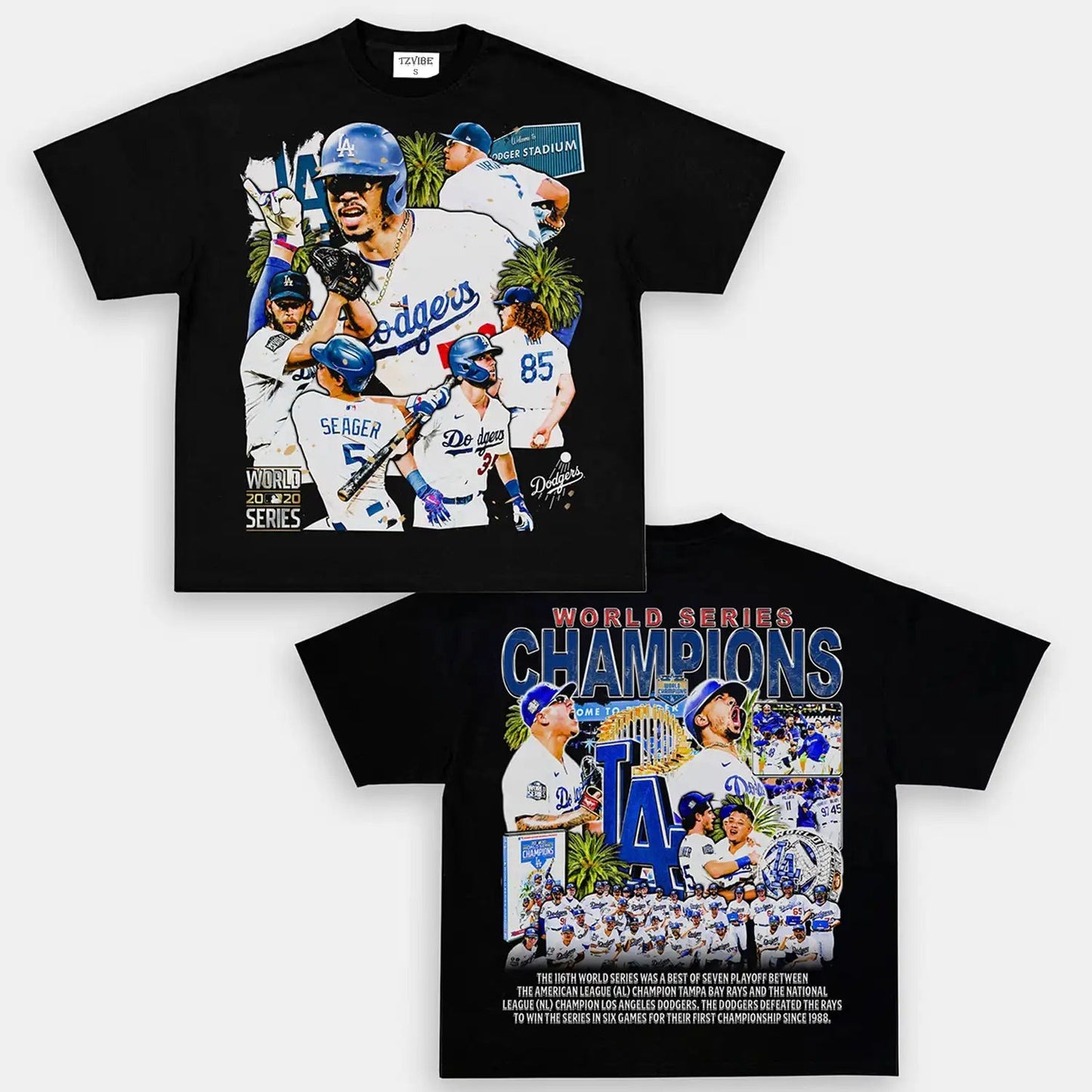 2020 WORLD SERIES CHAMPS - DODGERS TEE - DS