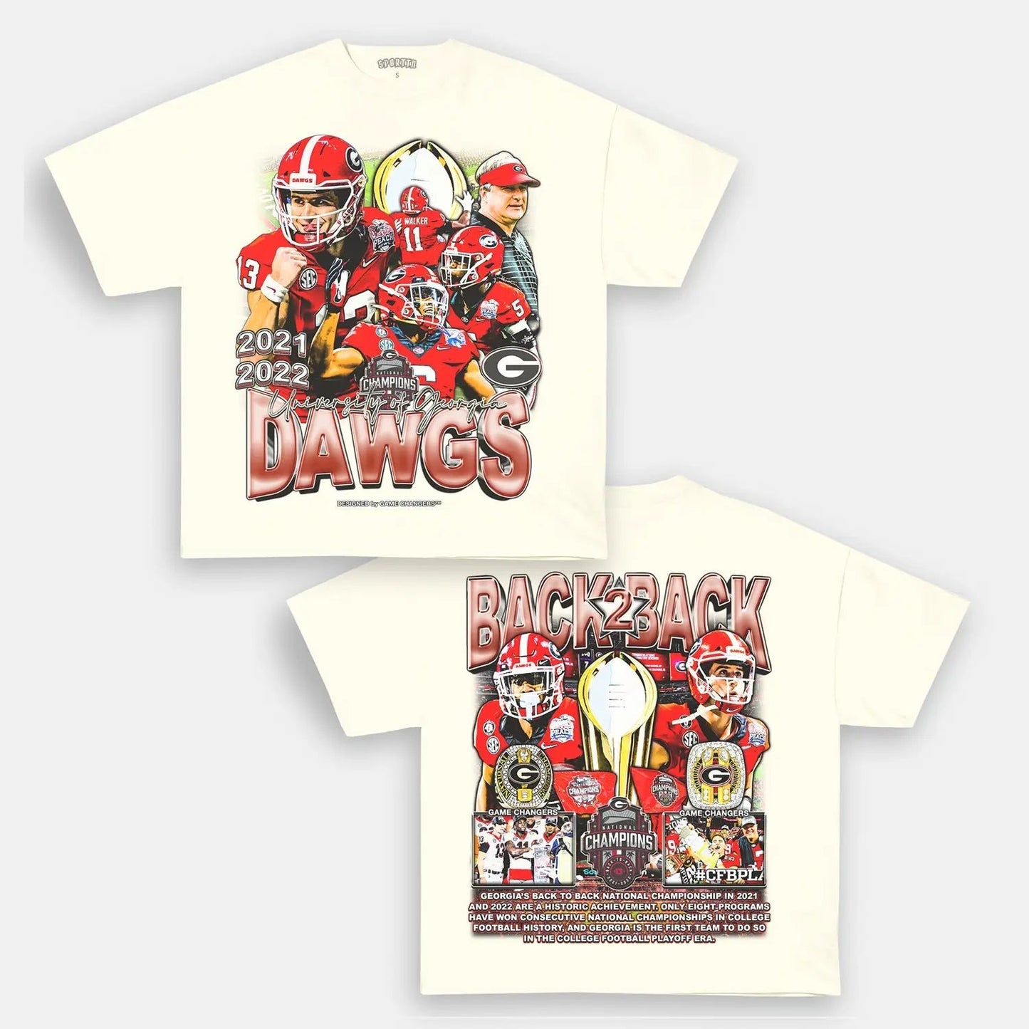 2021 2022 NATIONAL CHAMPS - GEORGIA TEE - DS Style001