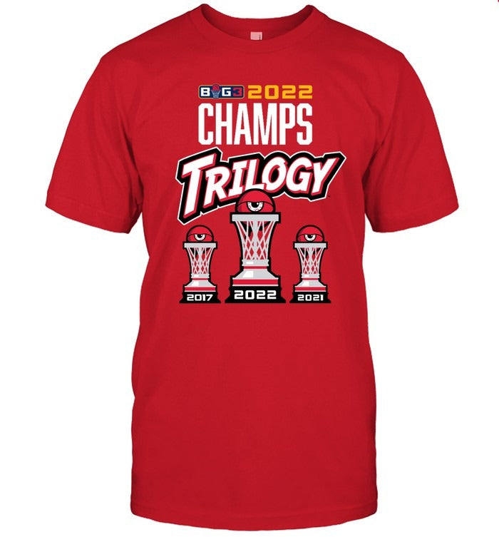 2022 BIG3 Champions Trilogy T-Shirt