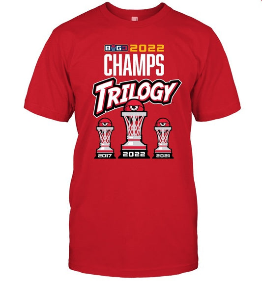 2022 BIG3 Champions Trilogy T-Shirt