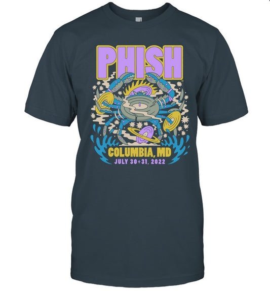 2022 Phish Columbia Md T-Shirt