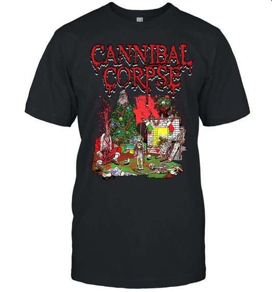 2024 Cannibal Corpse Christmas Chaos T Shirt style 001