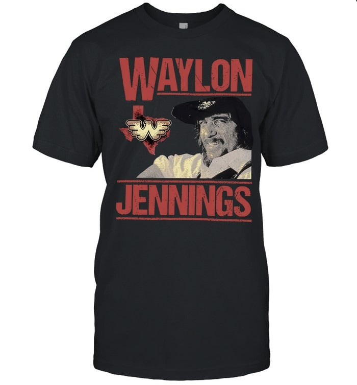 2024 Flying W Over Texas Waylon Jennings T Shirt
