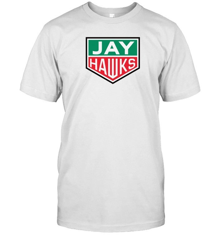 2024 Jayhawks Tag Hot White T Shirt